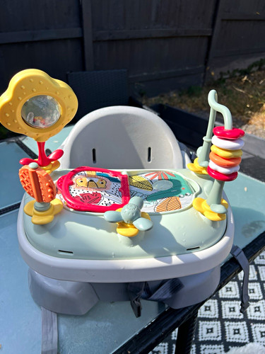 Baby high chair grey - high,